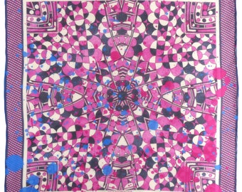 Silk Chiffon Scarf (65cm) - Betty Pink