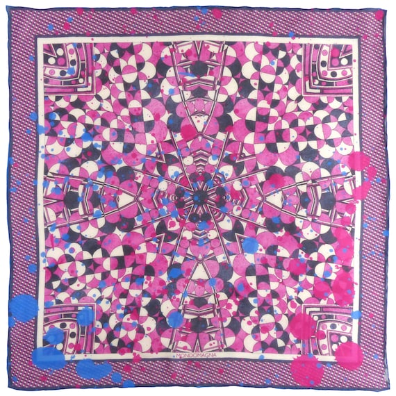 Silk Chiffon Scarf (65cm) - Betty Pink