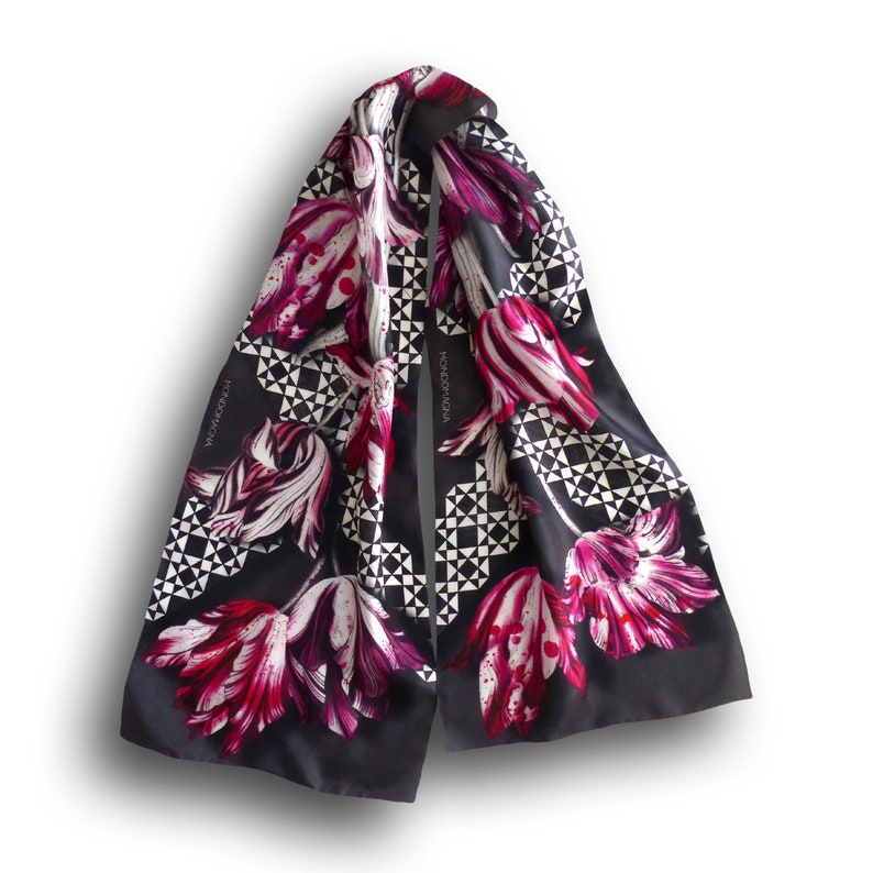 QWVBN Seidenschal Mit Zypern-Flagge - Stylischer Schal Für Jeden Anlass