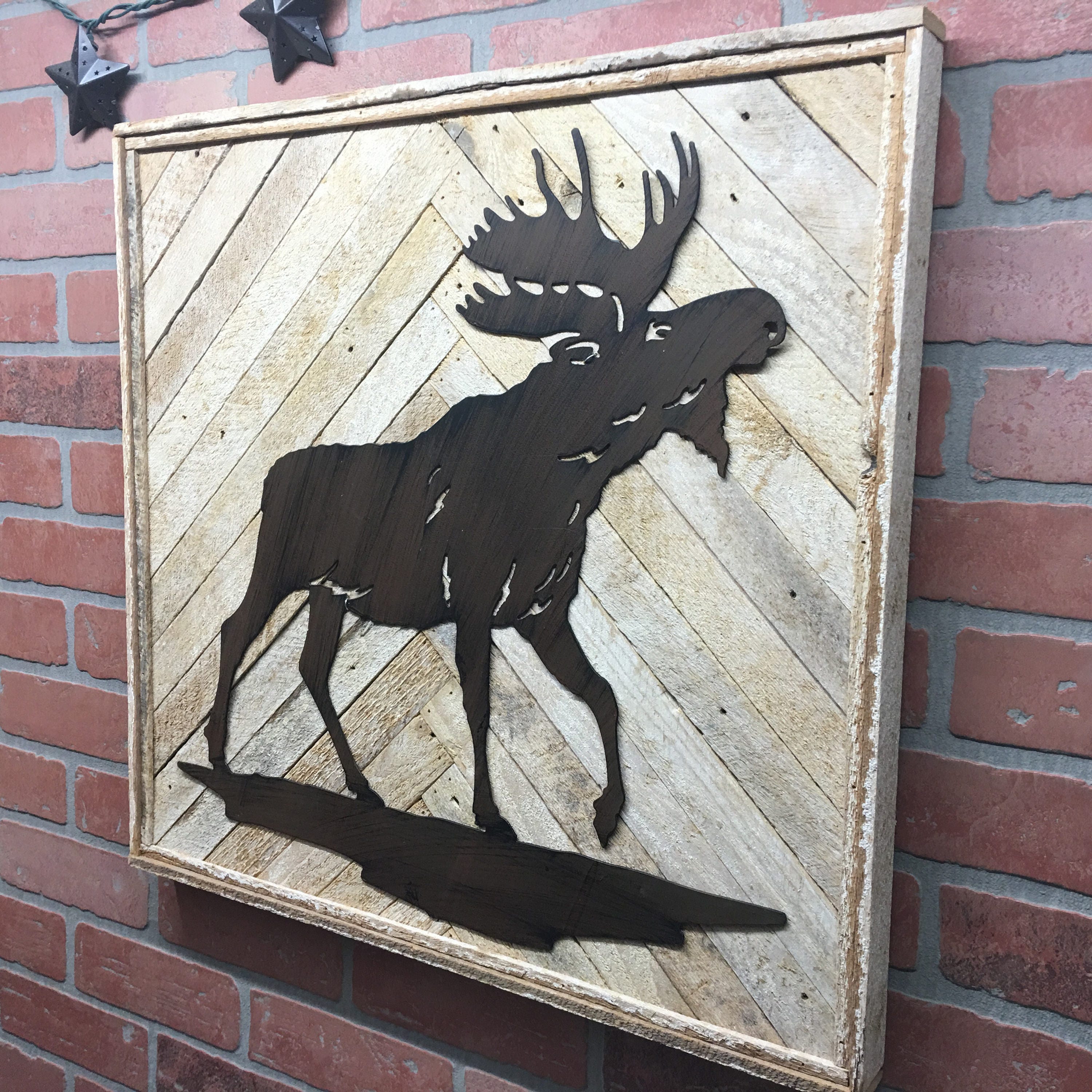 Rustic Moose Decor Moose Decor Moose Wall Art Moose Wall Etsy