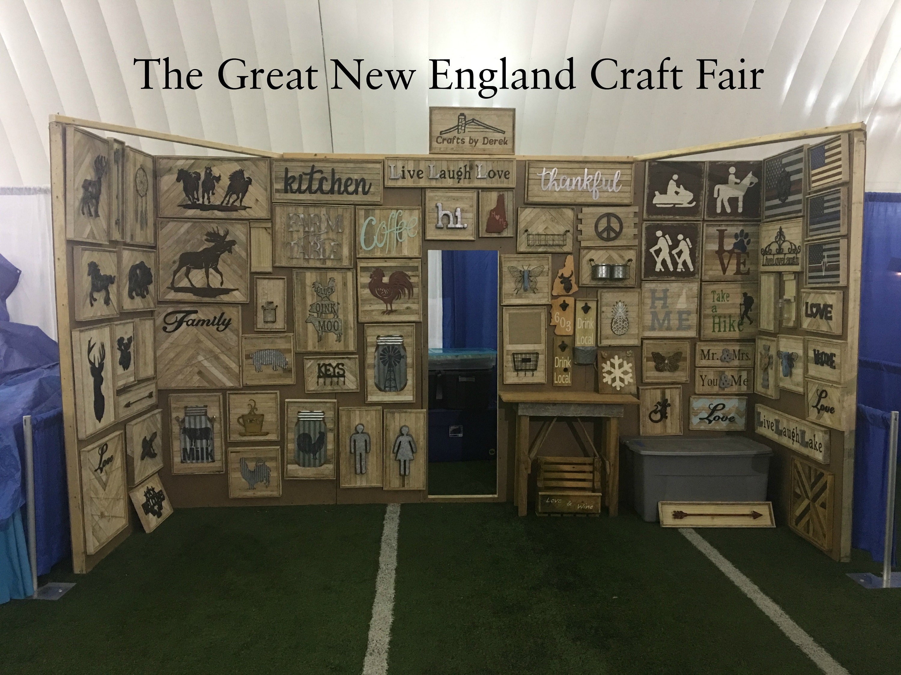 Decoración rústica de la pared de la pared de la madera de la | Etsy