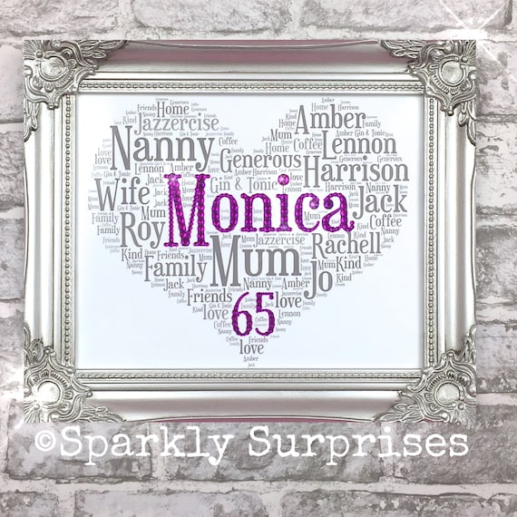mum 65th birthday gift ideas
