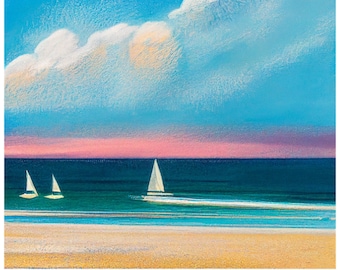 Sailboat Silk Pocket Square: Beach Wedding Suit Accessory