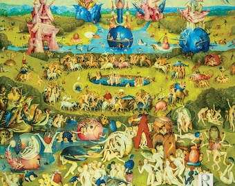 Pocket Square - Bosch - Garden of Earthly Delights