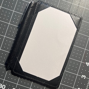 POCKET JOTTER - Leder Pocket Notizbuch mit Stifthalter - Karteikartenhalter, Mini-Notizblock, Feldnotizen, Taschenorganizer aus Leder im Padfolio EDC