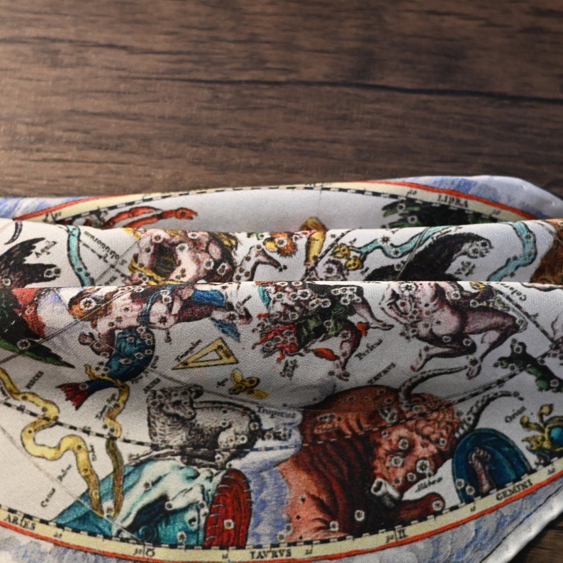 Pocket Square Celestial Chart From Cellarius Star Atlas 1660 Etsy