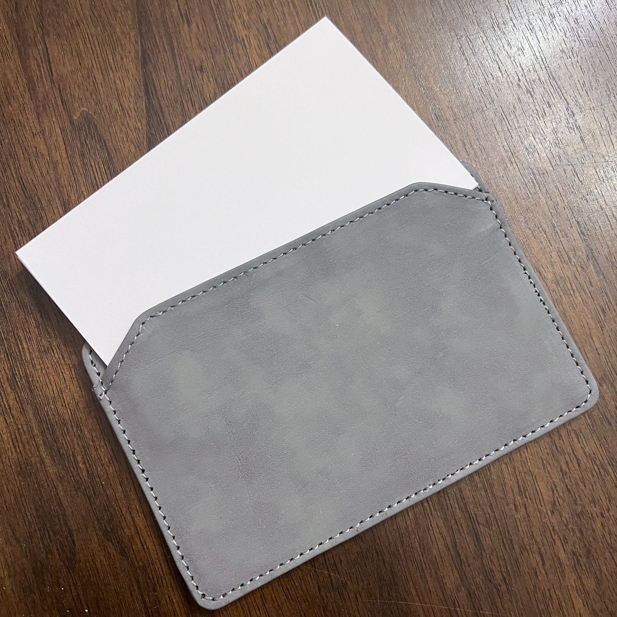 Leather Index Card Holder, Index Card Wallet, 3x5, A6, Free Personalisation