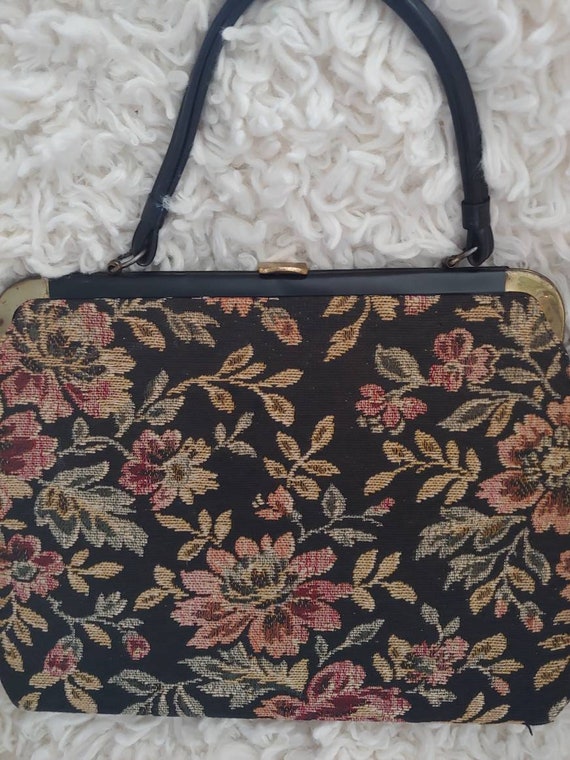 Vintage carpet/tapestry bag, vintage  pocketbook,… - image 8