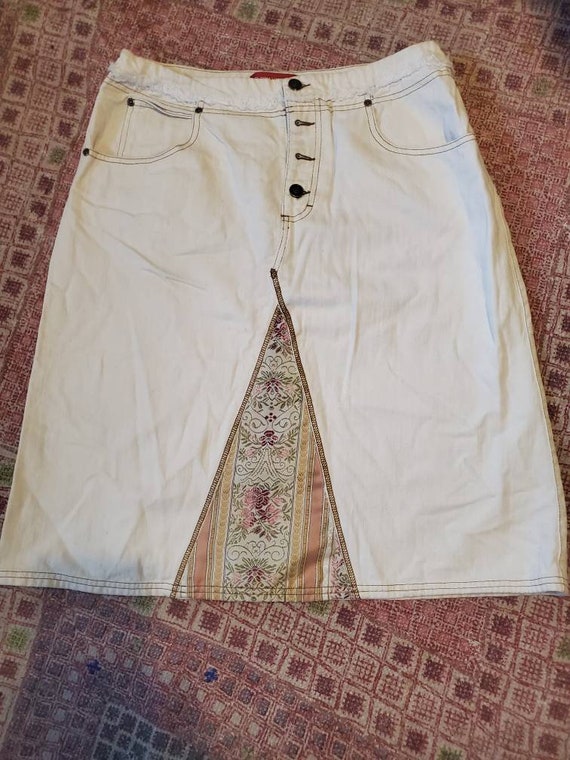 Vantage Gloria Vanderbilt skirt, vintage skirt, Gl