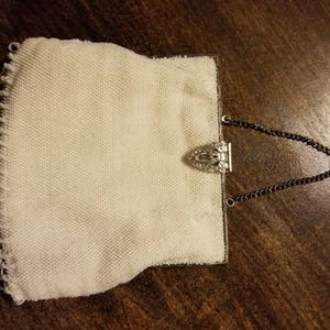 Vintage beaded purse, coin purse, vintage bag, vintage beaded bag.