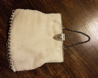 Vintage beaded purse, coin purse, vintage bag, vintage beaded bag.