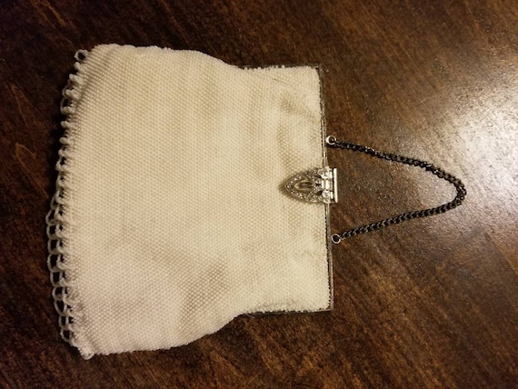 Vintage beaded purse, coin purse, vintage bag, vin