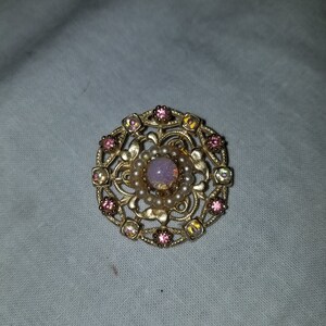 Vintage brooch, vintage pin, vintage opal brooch image 3