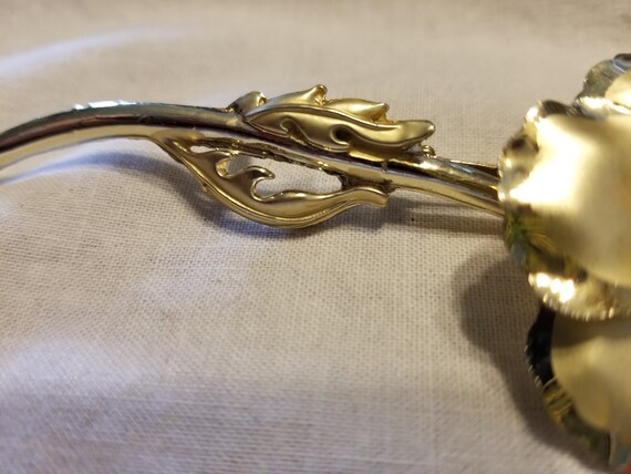 Large Vintage flower brooch , large Vintage pin/b… - image 4