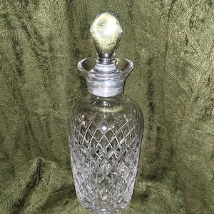 Vintage Atlantis crystal decanter, vintage crystal decanter. Crystal decanter, Atlantis decanter