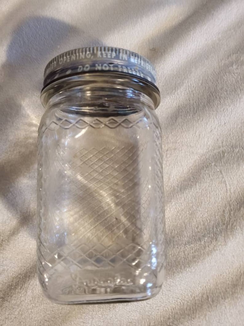 Vintage kraft mayonnaise jar. Vintage jar. Kraft mayonnaise Etsy