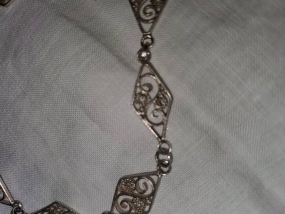 Vintage unique sterling silver bracelet - image 2