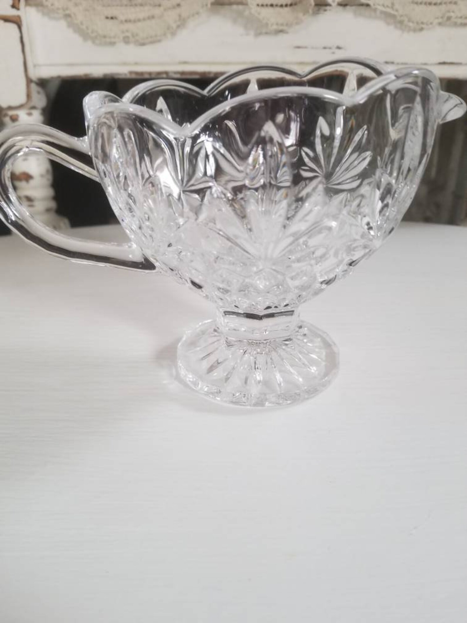 Vintage Crystal gravy boat gravy boat crystal gravy boat Etsy