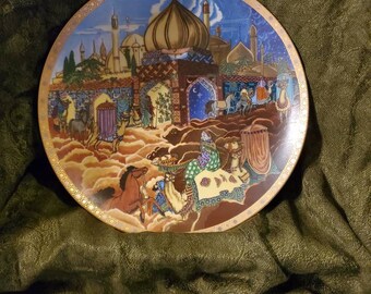 Vintage 1980 collectors plate. (Sultan after sultan with his pomp) # 3 in series of 12