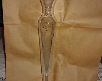 Vintage Princess House Bud vase, vintage princess house crystal vase.