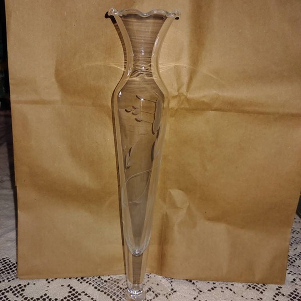 Princess House Crystal Vase Etsy