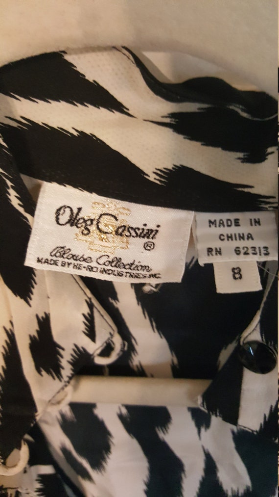 Vintage Oleg Cassini silk blouse,Oleg Cassini sil