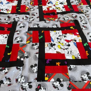 ディズニー ミッキーマウス テーマ キルト