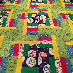 Dr Seuss Themen quilt