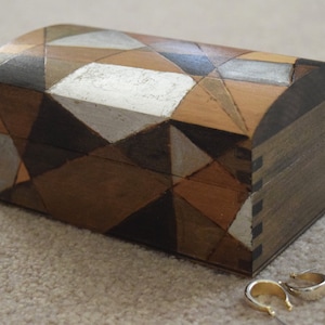 woodburned keepsake box