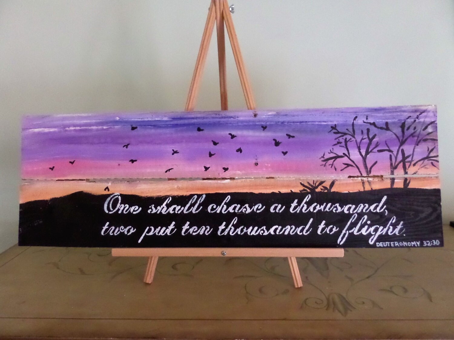 One Shall Chase A Thousand Two Shall Put Ten Thousand To - Etsy Sweden