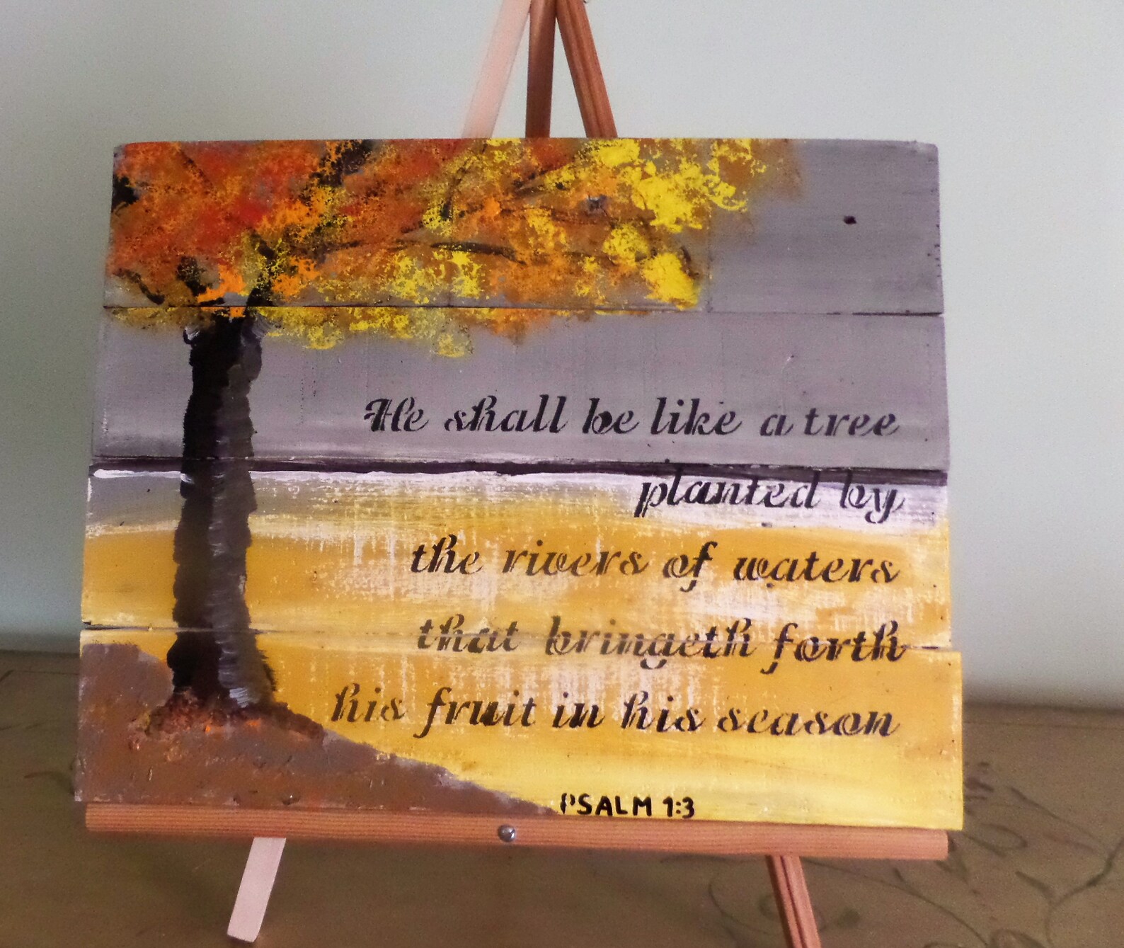 He shall be like a tree planted by streams of water Psalm 13 Etsy