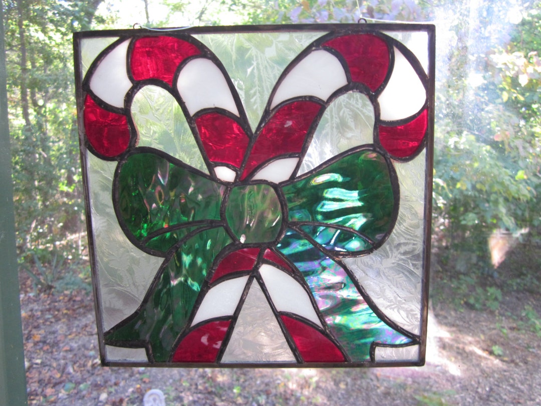 Stained Glass Sun Catcher, Pink Dogwood. Handmade, Copper Foil With Black  Patina 