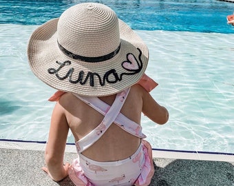 Childrens Wide Brim Floppy Hat