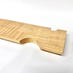 Floating shelf with cutouts