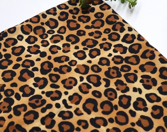 Leopard Cotton Fabric - Leopard Skin Cotton Fabric, Cheetah Spot Fabric, Leopard Spot, Quilting Cotton Fabric by the Yard