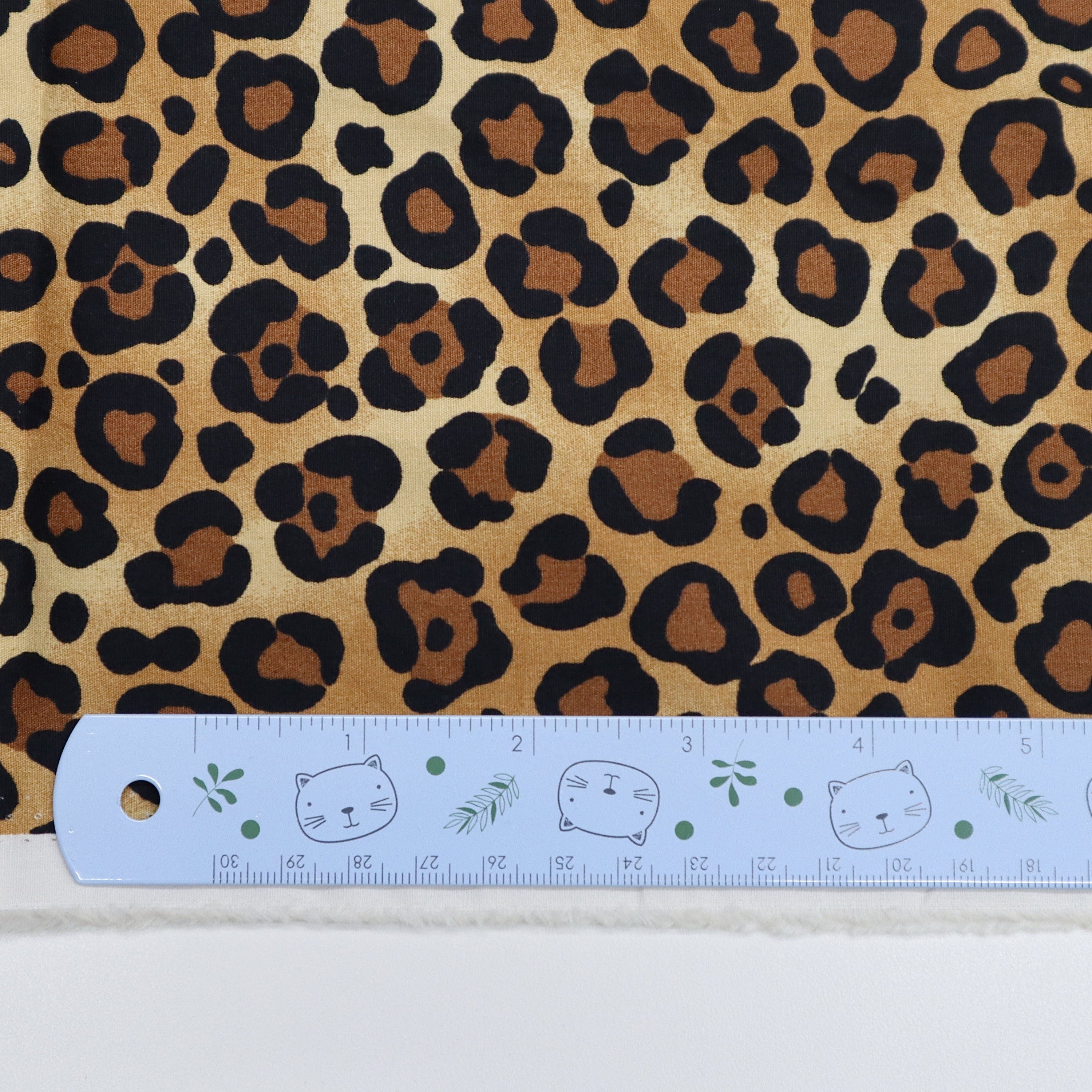 Leopard Cotton Fabric Leopard Skin Cotton Fabric Cheetah Etsy