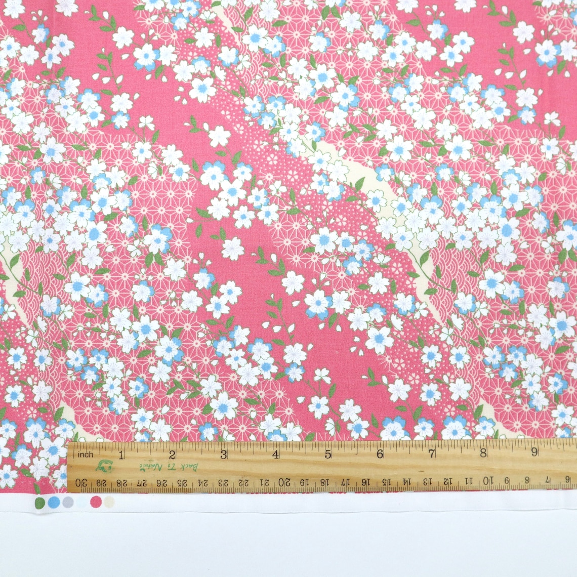 Sakura Flower Cotton Fabric Japanese Style Sakura Printed on Etsy