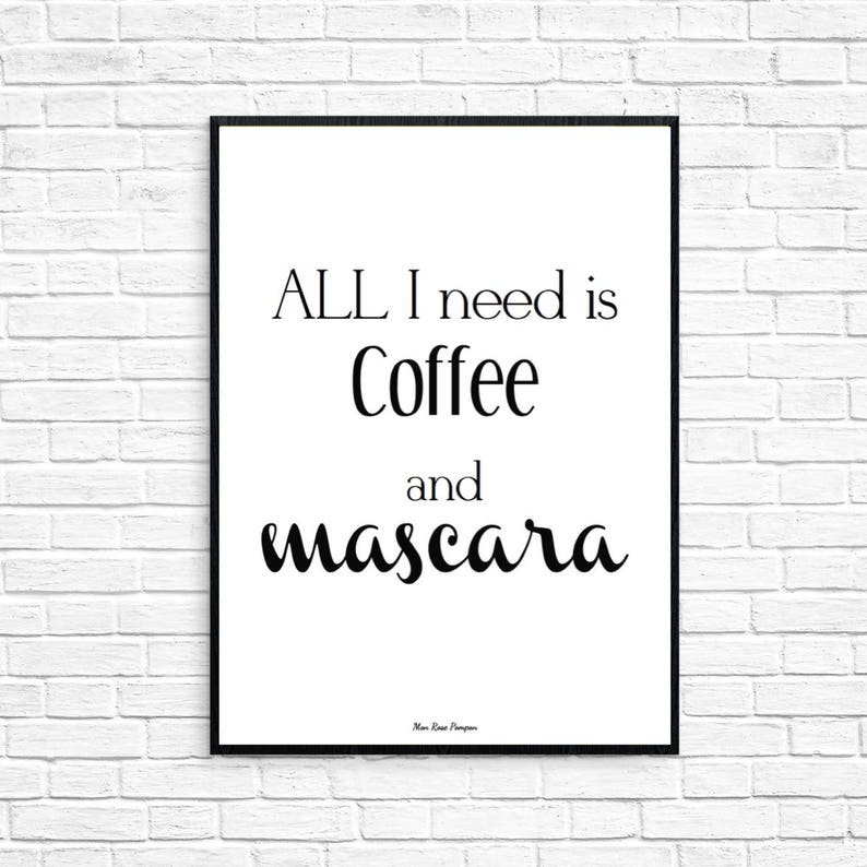 Affiche citation design en noir et blanc Affiche moderne