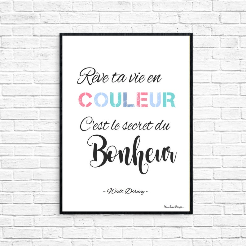 disney quote disney print children poster bedroom wall etsy