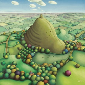 Glastonbury Tor Print - Glastonbury Tor Artwork - England Art Print - Glastonbury Tor Gift - Glastonbury Tor Wall Art