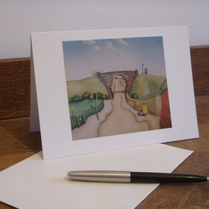 Glenfrome Road, Bristol - Blank greeting card - Bristol Art - Bristol print