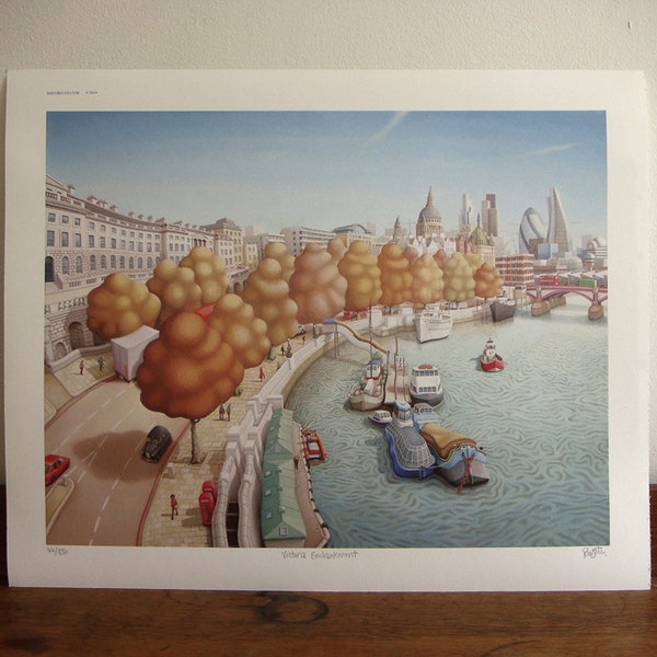 London Painting Etsy UK