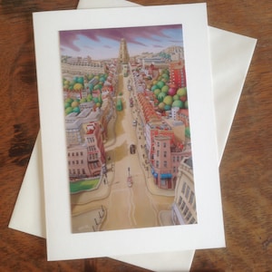 Park street, Bristol Greetings Card - Blank inside - Birthday Card - Christmas Card - City Art - Bristol Art - Bristol Present