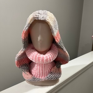 Crochet Turtleneck Hood