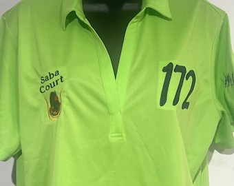 Desert of Florida AEAONMS Lime Green Polo Shirt (size Sm-4xl) - FREE standard shipping included