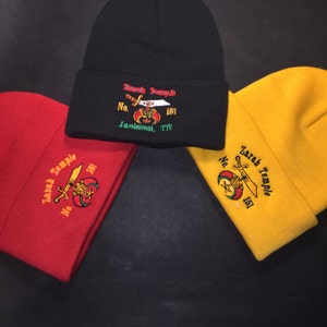 Custom Embroidered Shriner Beanie Cap