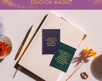 Cartas de Afirmaciones Positivas para Mujeres Exitosas Edición MAGIC | Riqueza, Abundancia y Mentalidad Poderosa | Descarga Inmediata