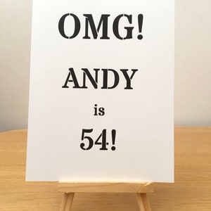 ¡Dios mío! Alguien cumple 16, 18, 21, 30, 39, 40 años. Tarjeta divertida para adolescentes, cumpleaños importantes. Tarjeta personalizada para un amigo, familiar o compañero de trabajo.