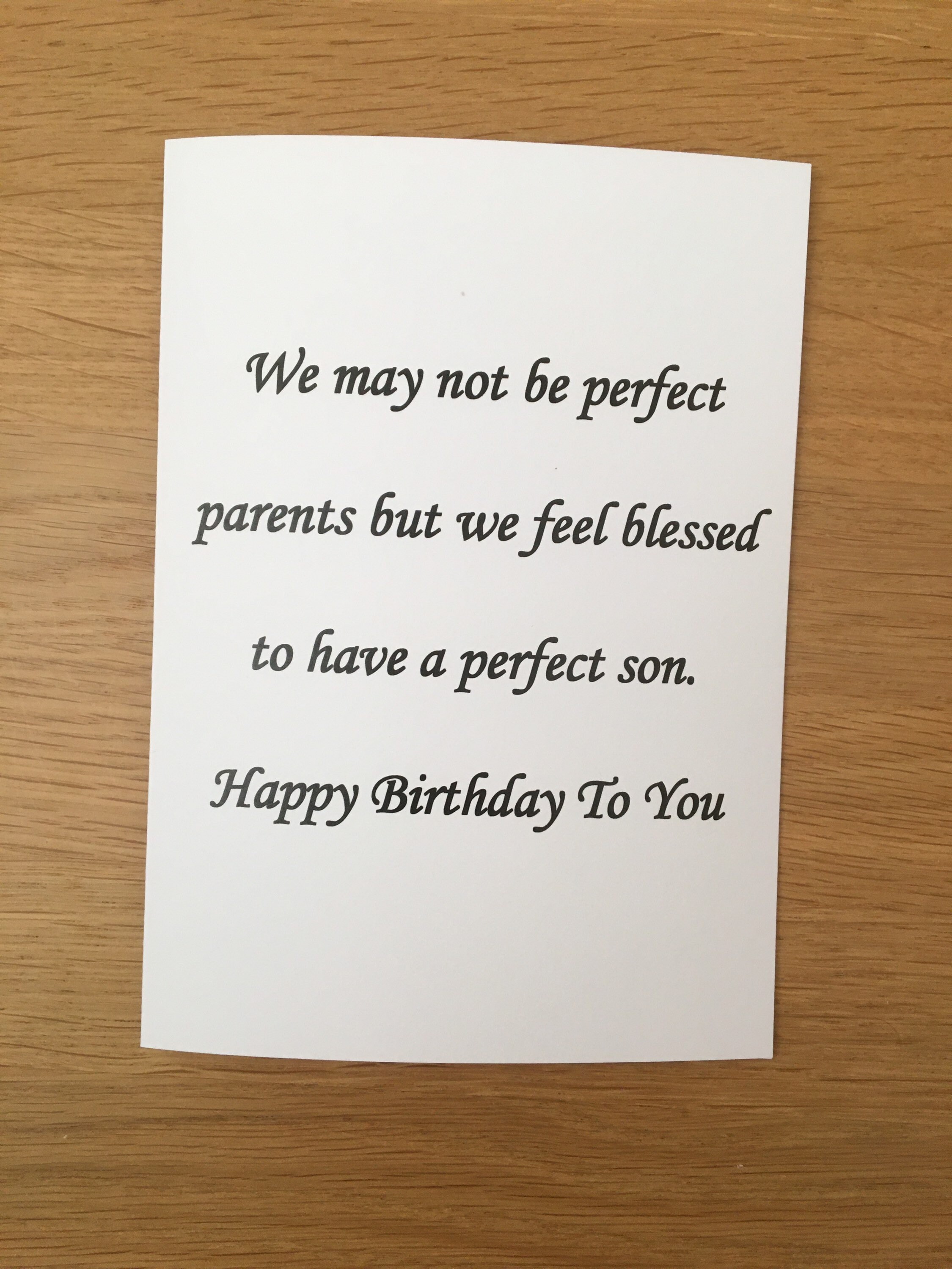 Happy Birthday Grown Son Card For Adult Son Special Sons Birthday Birthday Card For | Etsy Singapore