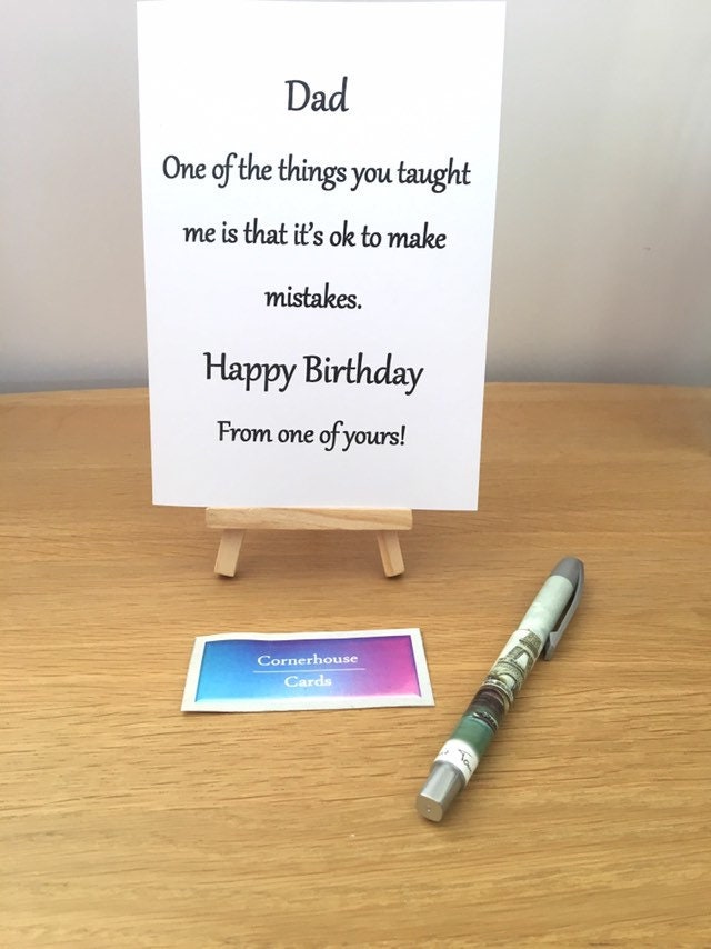 Card for Dad's Birthday, Funny Dad Card, Funny Birthday Card for Father ...